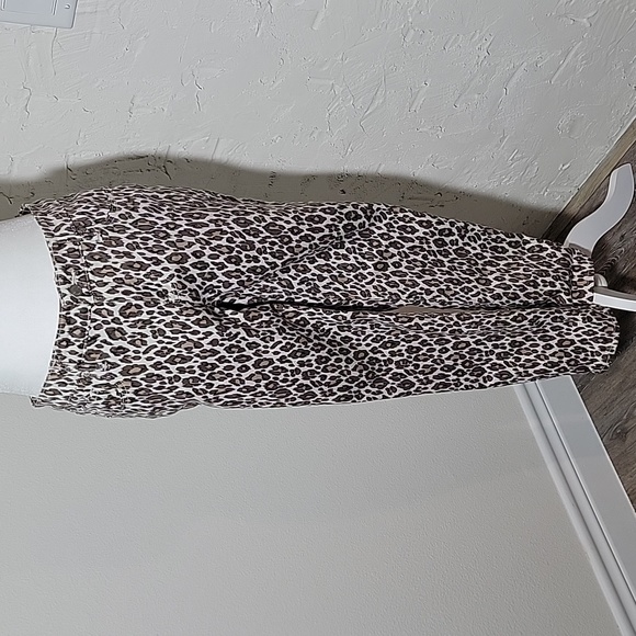 Chicos Pants So Slimming Girlfriend Slim Ankle Animal Cheetah Leopard Print 4R - Picture 3 of 12